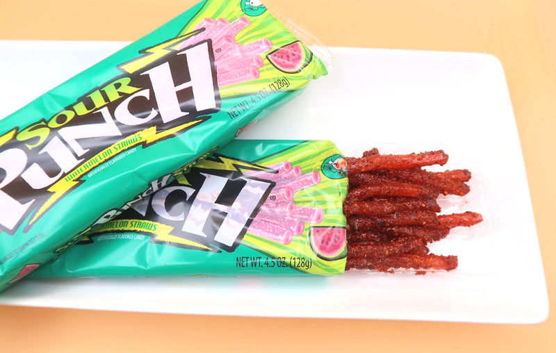 Watermelon Straws Enchilados